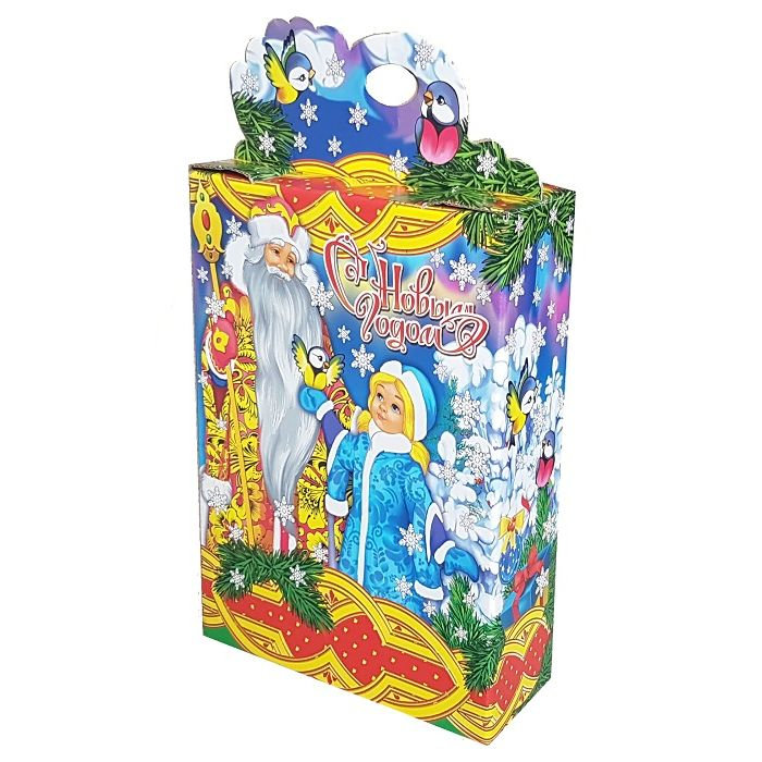 ГК32. Набор конфет Дед Мороз и северное сияние (МГК, УФ лак) H 34см. вес 1300гр. 890 руб.