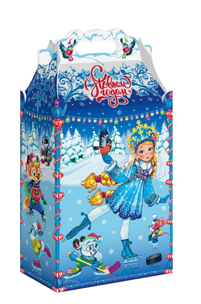 ГК34. Набор конфет Корпоратив  Зимние забавы (МГК, УФ лак, блестки), H 32.5см. вес 1400гр. 1400 руб.