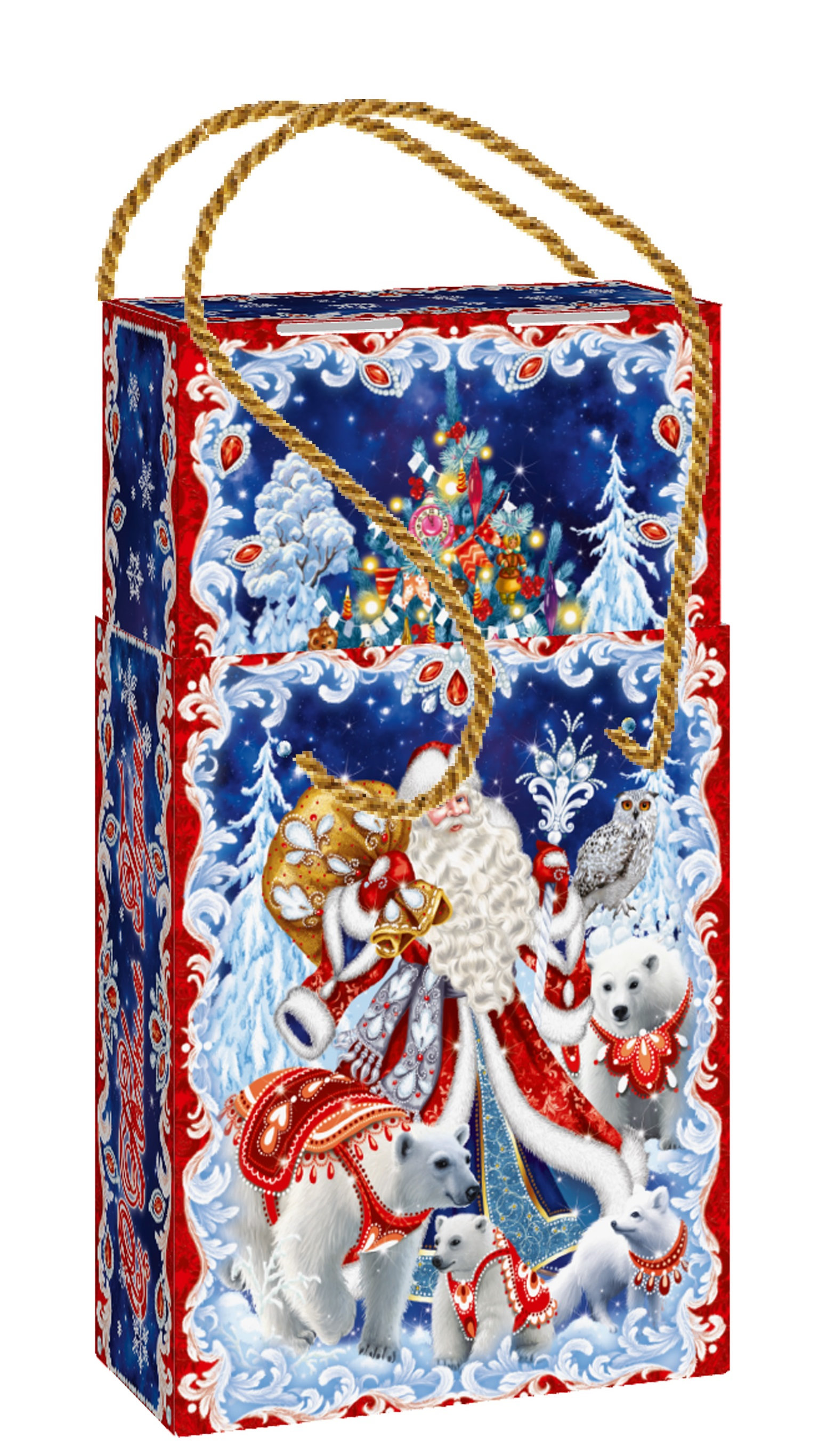 ГК48. Набор конфет Пенал Сувенирный  (МГК, УФ лак, блестки, выдвигающийся внутрений короб, веревочная ручка), H 28.5см. вес 2000гр. 2000 руб.