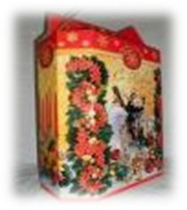 ГК54. Набор конфет Короб Подарочный  (МГК, УФ лак) H 42см. вес 5000гр. 4900 руб.