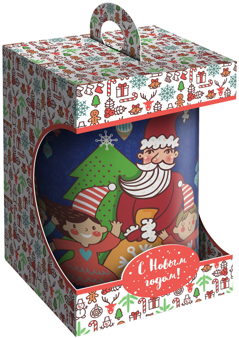 К1. Набор конфет Детки (картон, УФ лак) H 14,5см. вес 200грамм. 150 руб.