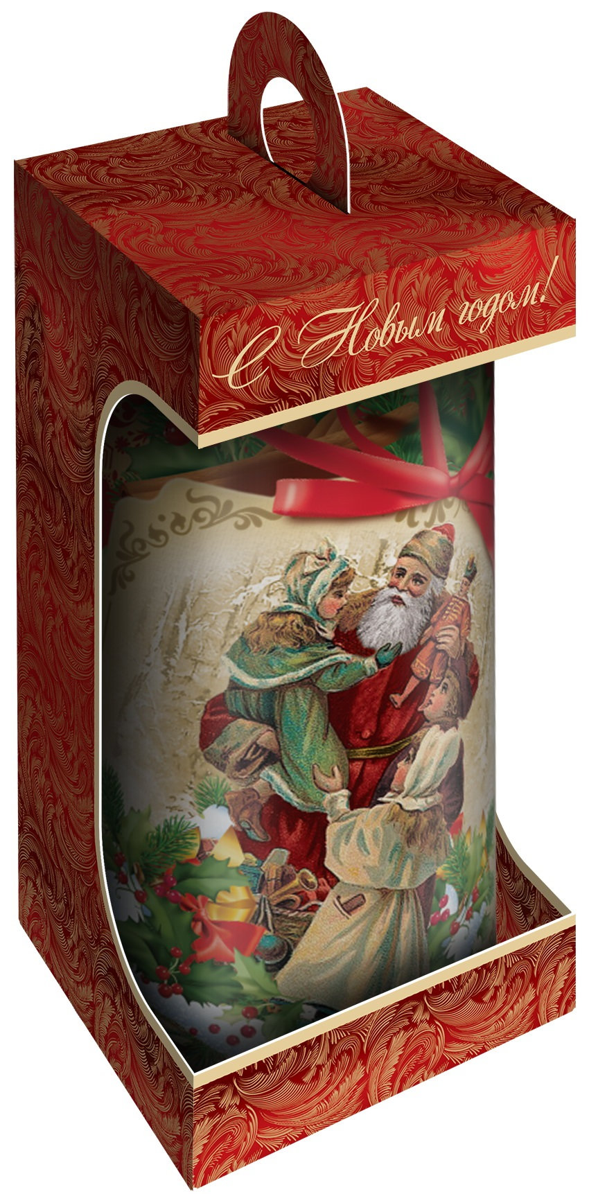 К3. Набор конфет Гостинцы (картон, УФ лак) H 21см. вес 350 гр. 320 руб.