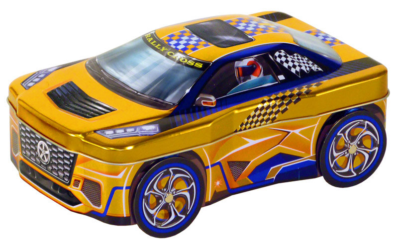 Ж4. Набор конфет Машинка гоночная  (жесть), L 24см. вес 500гр.1100 руб.