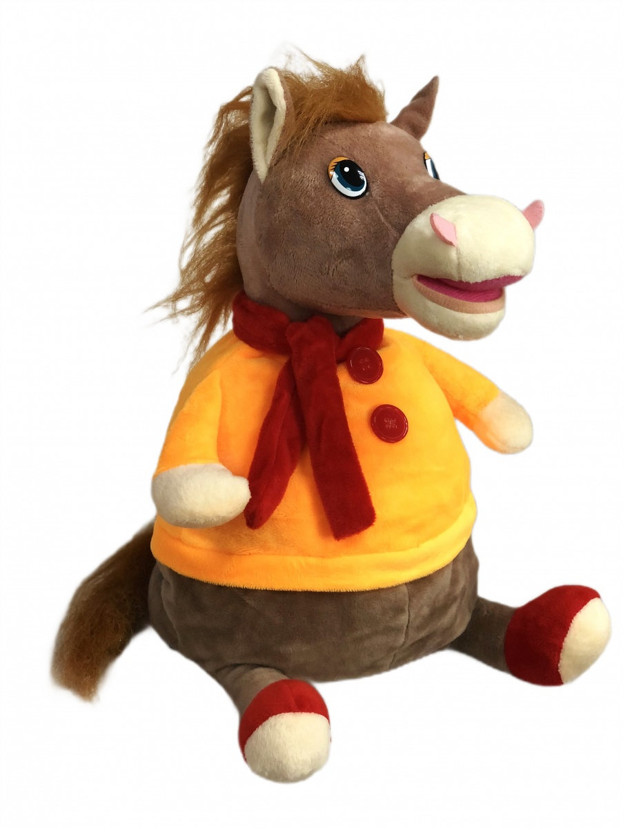 Т10. Набор конфет Лошадка Марк (текстиль), H 28см., вес 1000гр. 1850 руб.