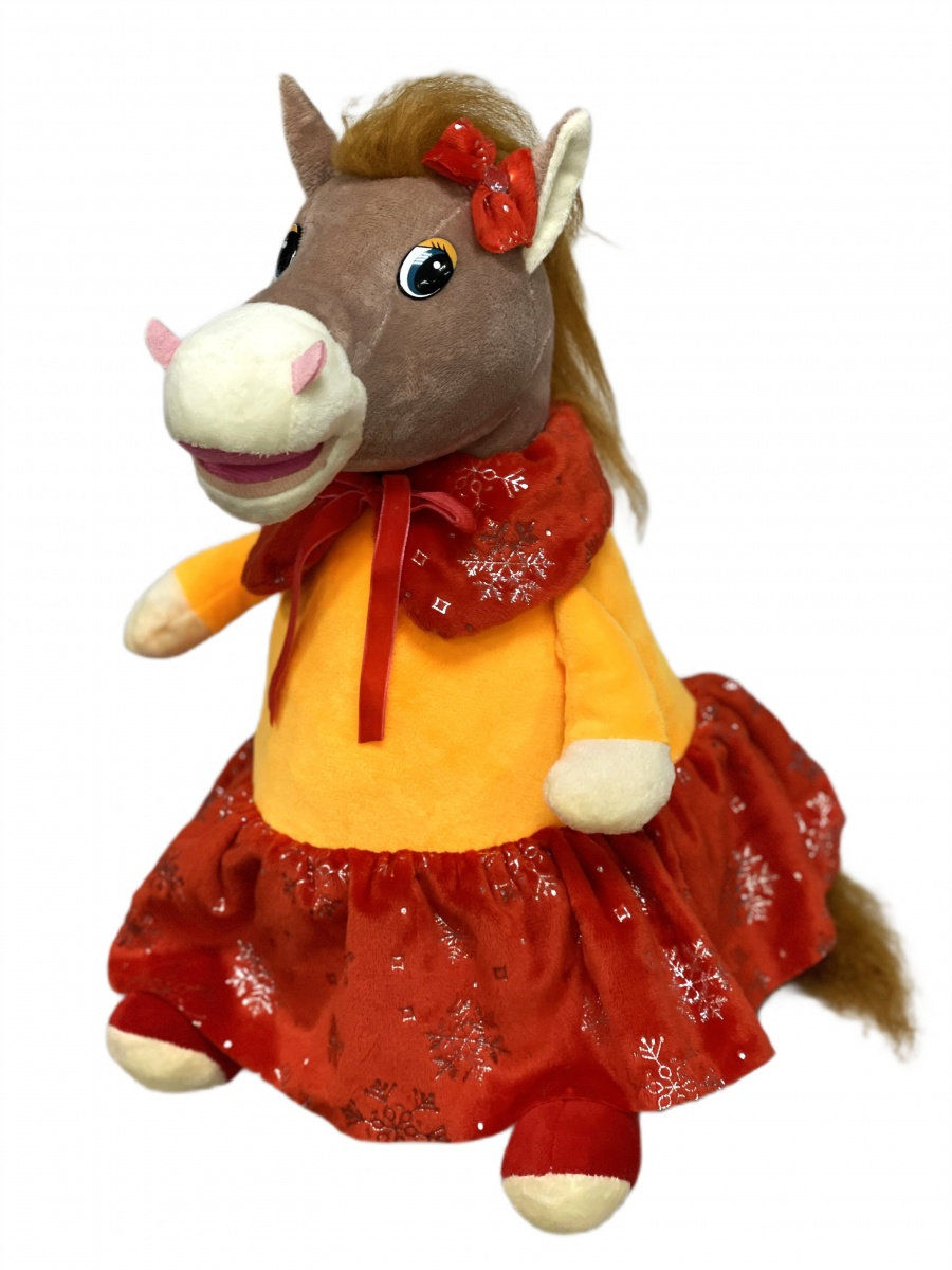 Т11. Набор конфет Лошадка Марта (текстиль), H 28см., вес 1000гр. 1850 руб.