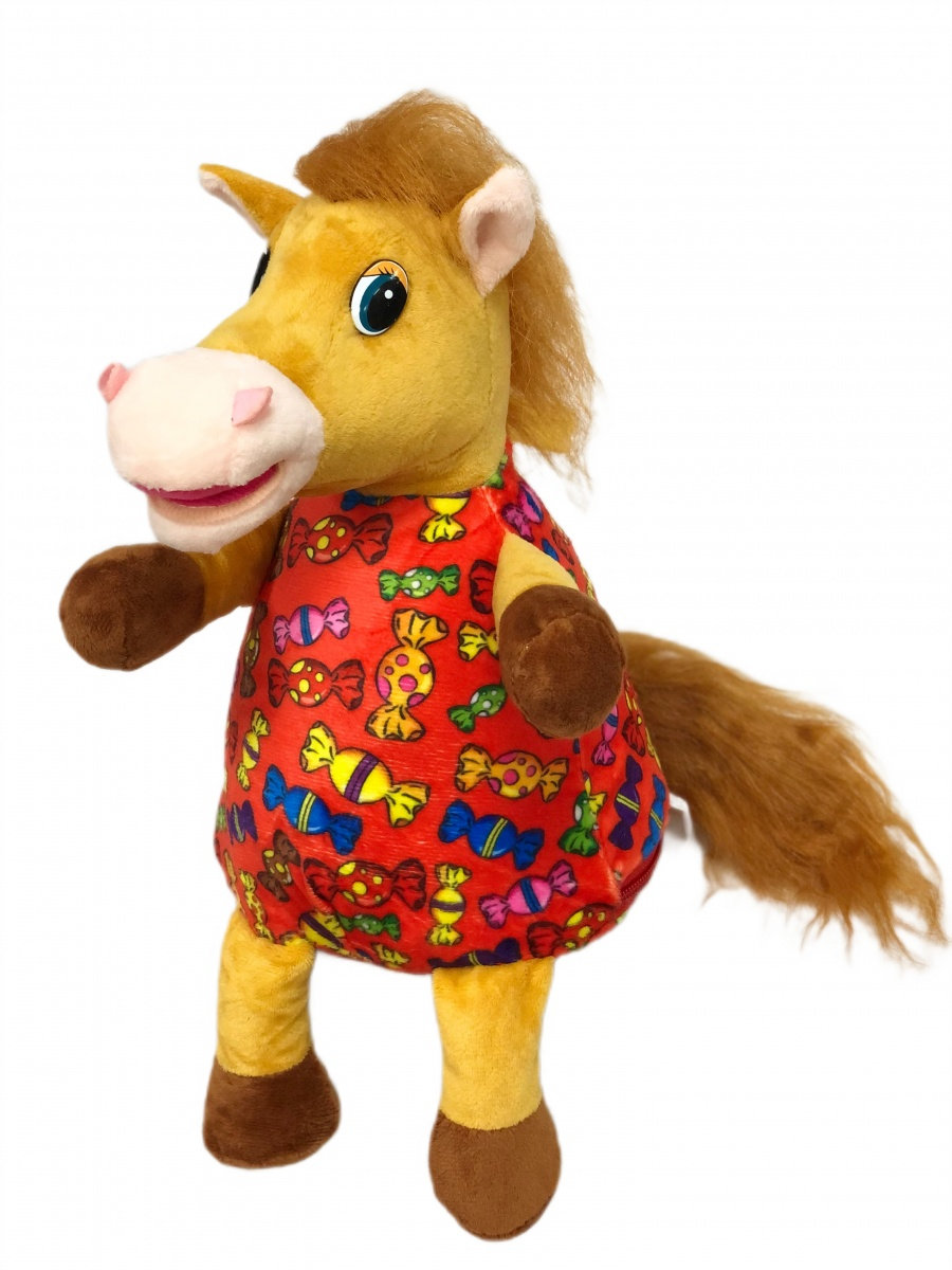 Т6. Набор конфет Лошадка Барбарис (текстиль), H 23см., вес 700гр. 1200 руб.