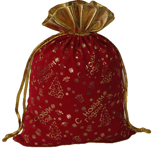 Т9. Набор конфет Мешок из органзы средний (текстиль), H 31см., вес 900гр. 850 руб.