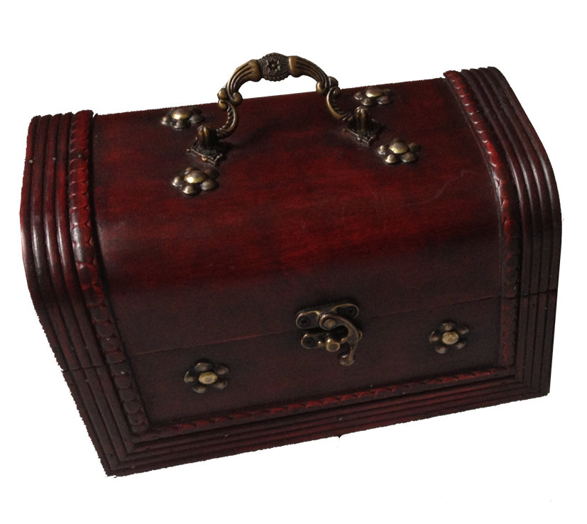 Д1. Набор конфет  Сундук мини деревяный   (дерево), H  9,5см., вес 300гр. 750 руб.